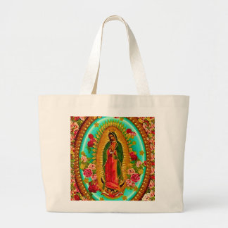Bolso De Tela Gigante Nuestra Señora Guadalupe Santa Virgen María