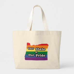 Bolso De Tela Gigante Nuestro estado de orgullo  Oregón