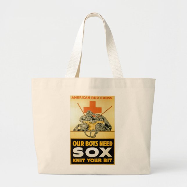Bolso De Tela Gigante Nuestro punto del ~ del Sox de la necesidad de los (Frente)