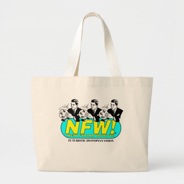 BOLSO DE TELA GIGANTE NUEVA HALLAZGADA VALIENTE LA "DYSTOPIA FUTURISTA" (Frente)