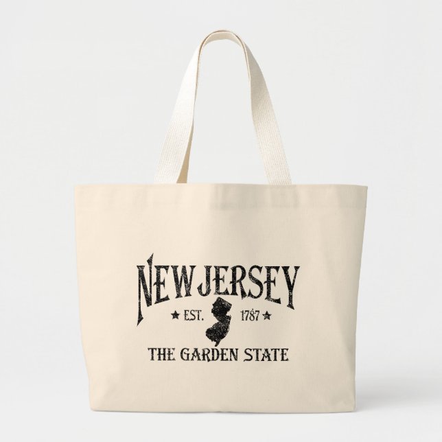 Bolso De Tela Gigante Nueva Jersey (Frente)
