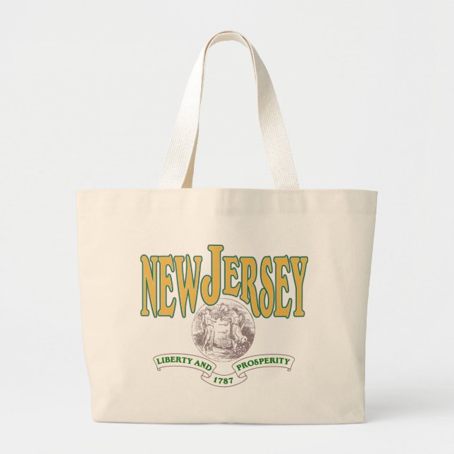 Bolso De Tela Gigante Nueva Jersey (Frente)