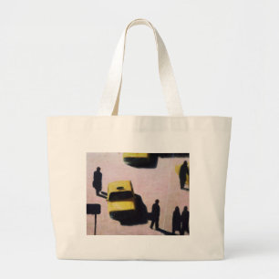 Bolso De Tela Gigante Nueva York lleva en taxi 1990