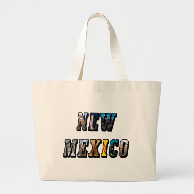 Bolso De Tela Gigante Nuevo texto de imagen de México (Frente)