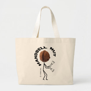 Bolso De Tela Gigante Nuez del Handbell
