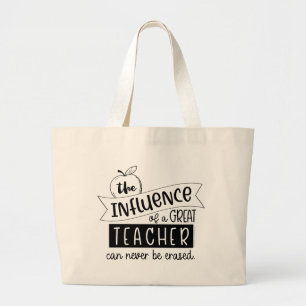 Bolso De Tela Gigante Nunca se puede borrar la influencia de un gran pro