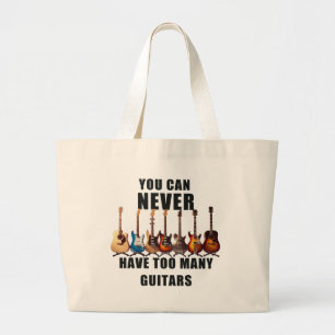 Bolso De Tela Gigante Nunca Se Puede Tener Demasiados Guitorios