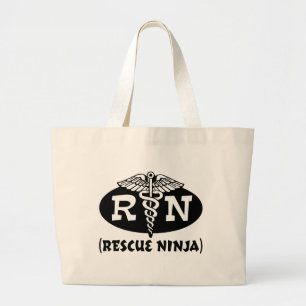 Bolso De Tela Gigante Nurse Ninja