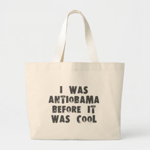 Bolso De Tela Gigante Obama anti