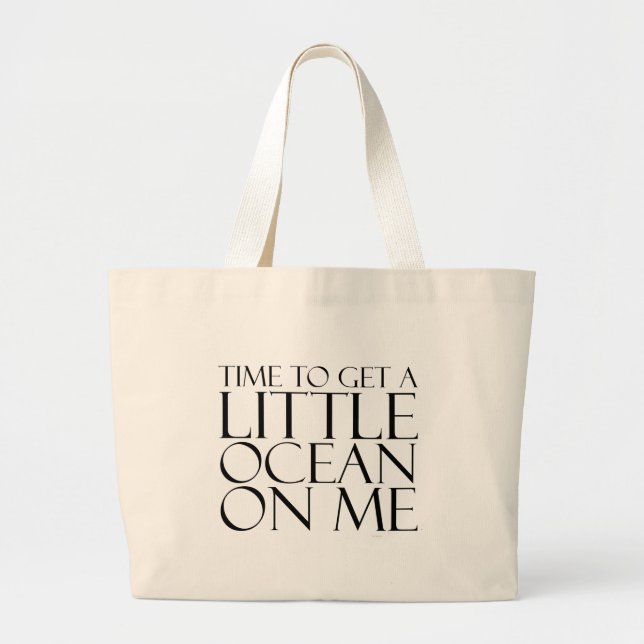 Bolso De Tela Gigante Océano de la CAMISETA en mí (Frente)