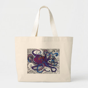 Bolso De Tela Gigante ¡octpus!
