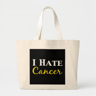 Bolso De Tela Gigante Odio los regalos del cáncer