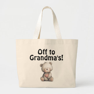 Bolso De Tela Gigante Off to Grandma's bag