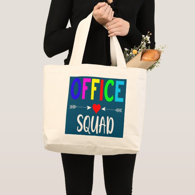 Bolso De Tela Gigante Office Squad Administrative Assistant (Anverso (producto))