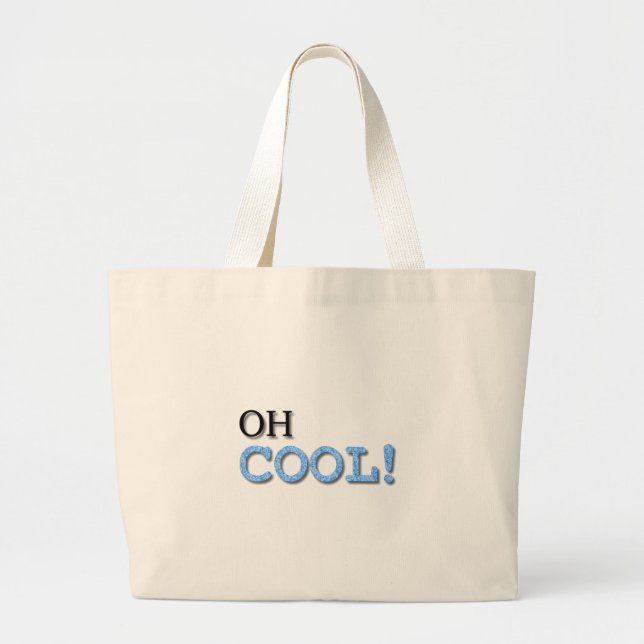 Bolso De Tela Gigante Oh Guay Text (Frente)