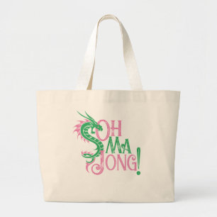 Bolso De Tela Gigante ¡Oh Mah Jong!   Mah-Jongg