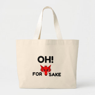 Bolso De Tela Gigante Oh Por Fox Sake