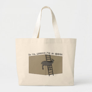 Bolso De Tela Gigante Oh Tú, LadderGoat, eres tan aleatorio