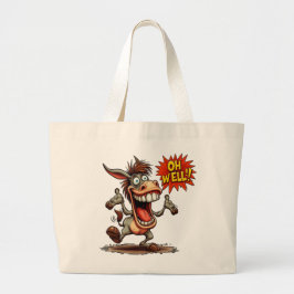 Bolso De Tela Gigante Oh Well - Quote Tote Bag