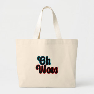 Bolso De Tela Gigante Oh Wow.b