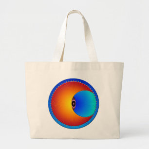 Bolso De Tela Gigante Ojo Del Tote Jumbo Del Sol
