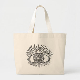 Bolso De Tela Gigante Ojo inspirado
