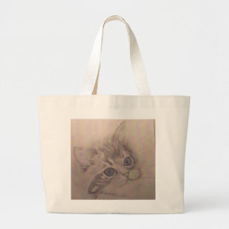 Bolso De Tela Gigante Ojos azules