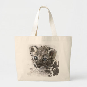Bolso De Tela Gigante Ojos azules