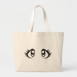 Bolso De Tela Gigante Ojos de Manga