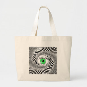 BOLSO DE TELA GIGANTE OJOS HIPNOTÓTICOS - HIPNOTISTA