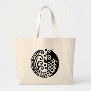 Bolso De Tela Gigante Ola de carpa
