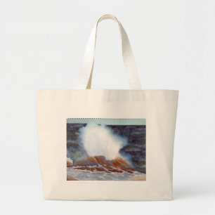 Bolso De Tela Gigante Ola oceánica
