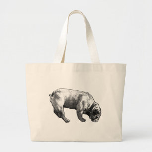 Bolso De Tela Gigante Olfateo Audaz, Pista Patrón