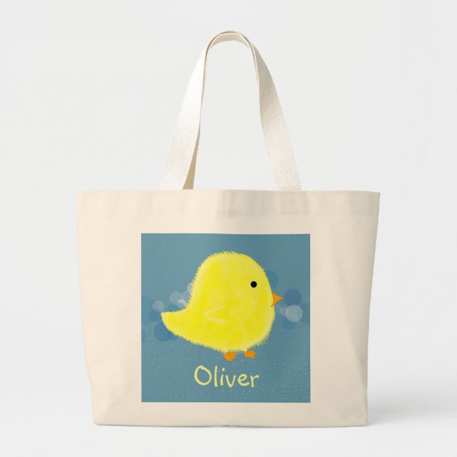Bolso De Tela Gigante Oliver Baby Chick Tote Bag / Diaper Bag (Frente)
