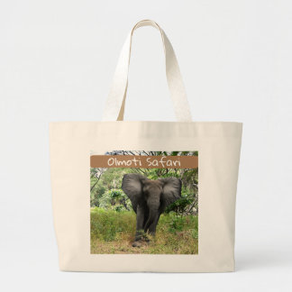 Bolso De Tela Gigante Olmoti Safari Elephant Tote Bag