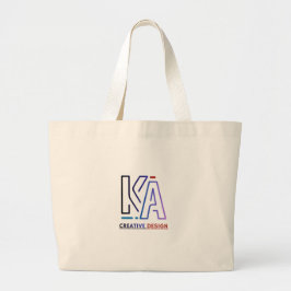 Bolso De Tela Gigante Opción 2 (Enfoque de Regalo): Inicial Monograma Pe