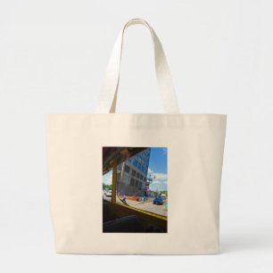 Bolso De Tela Gigante Opiniones de la ventana del bus turístico de la