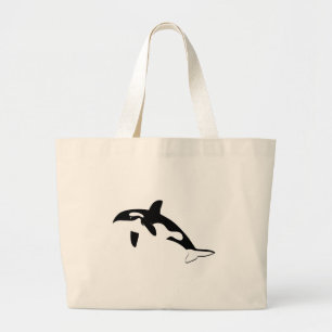Bolso De Tela Gigante orca wal dolphin delphin schwertwal whale