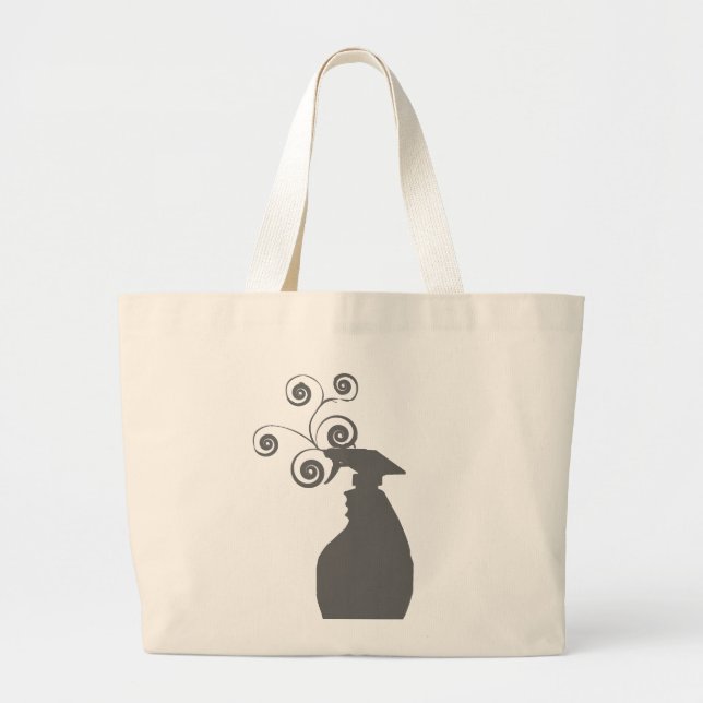Bolso De Tela Gigante Organización caprichosa del fregado de las (Frente)