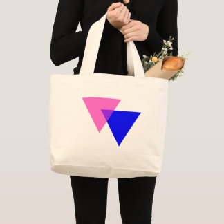 Bolso De Tela Gigante Orgullo bisexual biangles