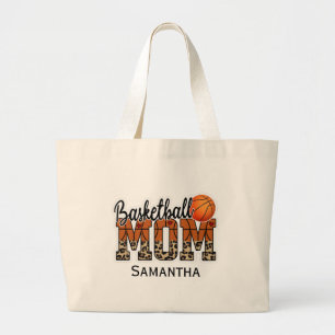 Bolso De Tela Gigante Orgullosa madre del baloncesto - campeona del lado