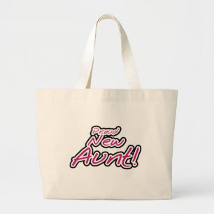 Bolso De Tela Gigante Orgullosas camisetas y regalos de nueva tía