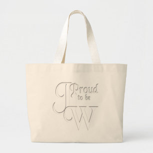 Bolso De Tela Gigante Orgulloso de ser testigo de Jehová