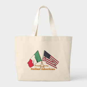 Bolso De Tela Gigante Orgulloso ser un Italiano-Americano