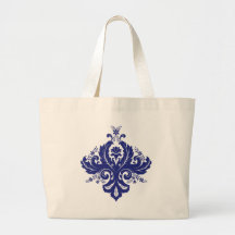 Ornamento de Damask Tote Bag