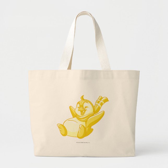 Bolso De Tela Gigante Oro de Bruce (Frente)