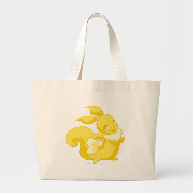 Bolso De Tela Gigante Oro de Usul (Frente)