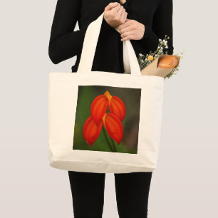 Bolso De Tela Gigante Orquídea del ignea del Masdevallia