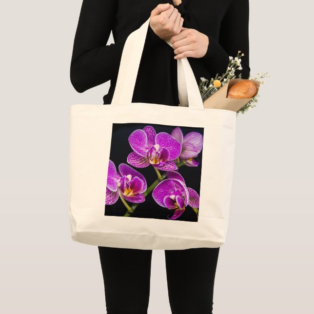 Bolso De Tela Gigante Orquídea púrpura (Anverso (producto))