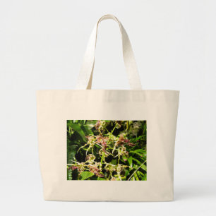 Bolso De Tela Gigante Orquídeas